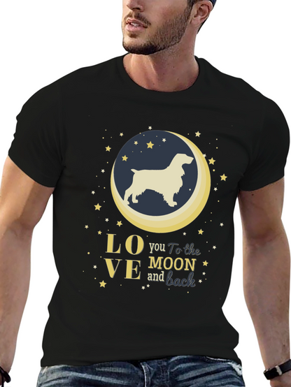 Love You To The Moon And Back Dog T-Shirt