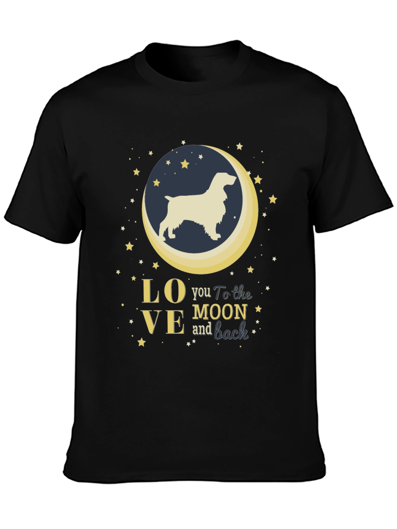 Love You To The Moon And Back Dog T-Shirt