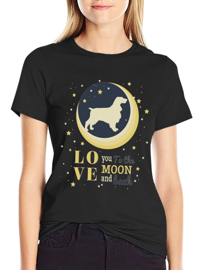 Love You To The Moon And Back Dog T-Shirt