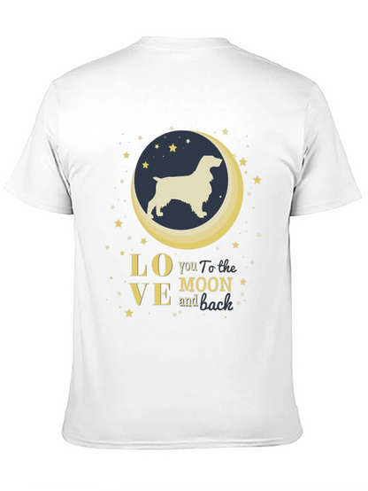 Love You To The Moon And Back Dog T-Shirt