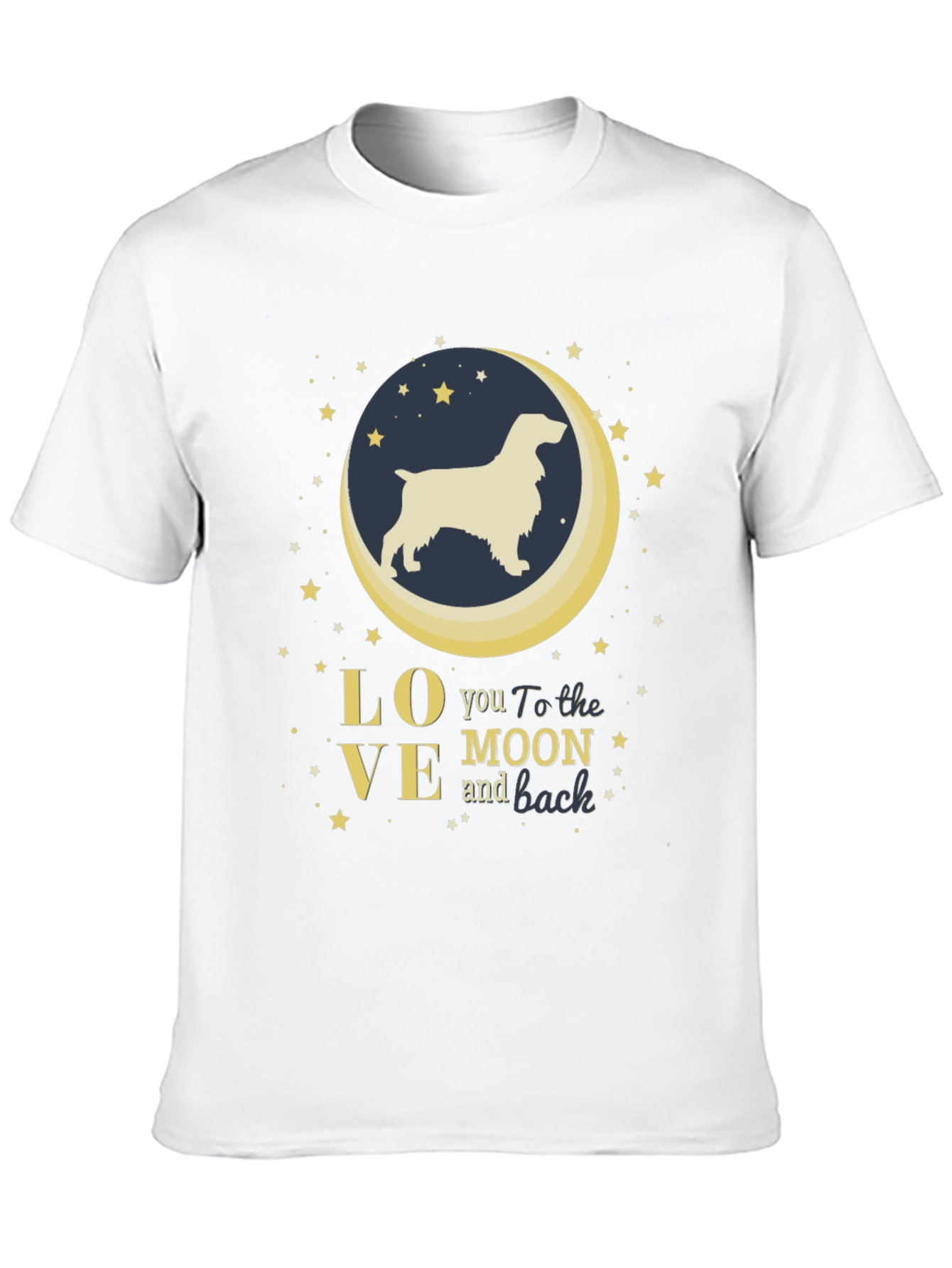 Love You To The Moon And Back Dog T-Shirt