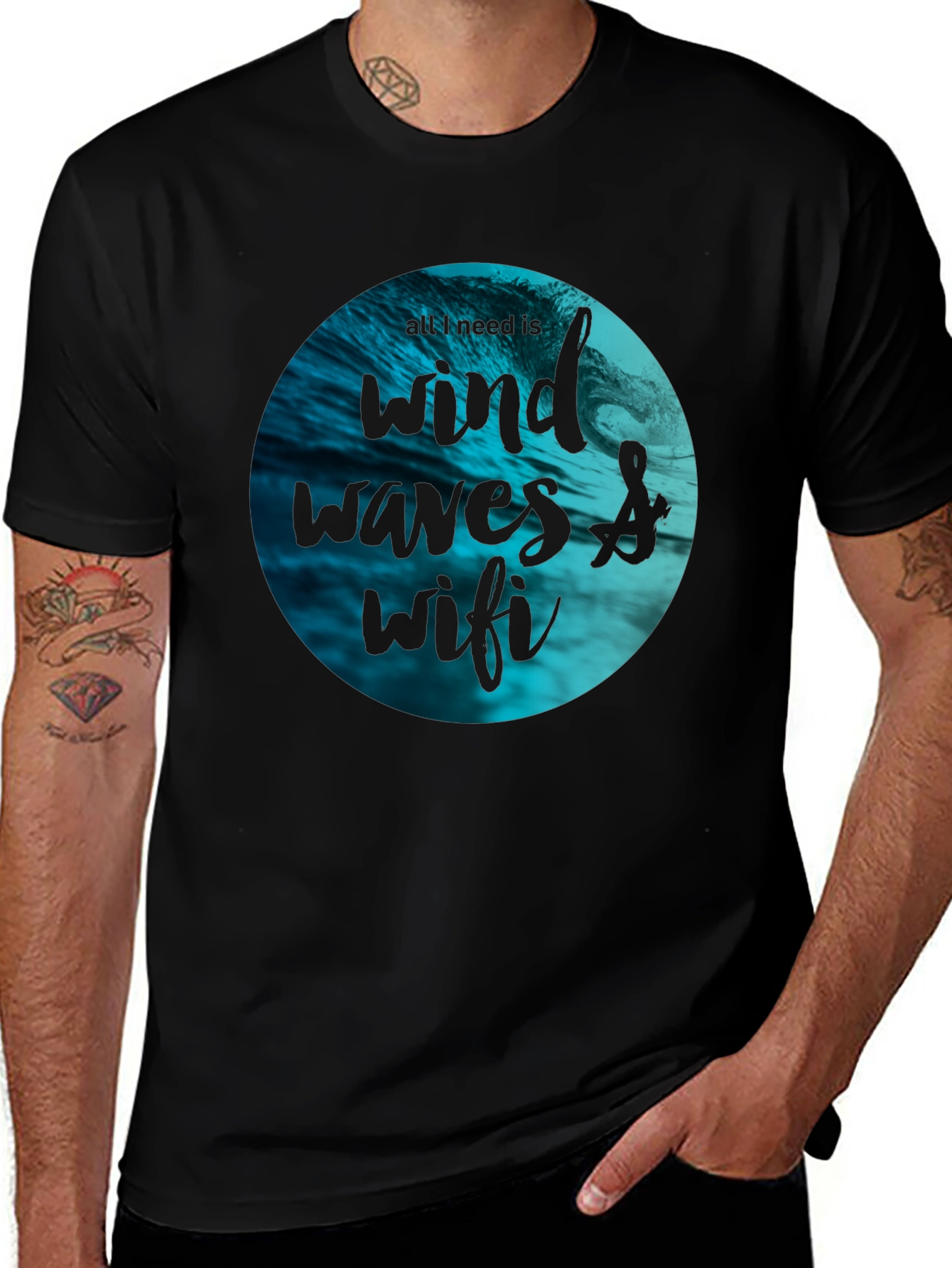 Wind Waves & WiFi T-Shirt