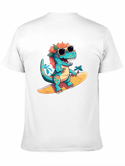 Surfing Dino Tee - Cool Summer Style