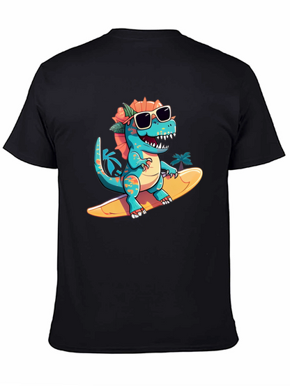 Surfing Dino Tee - Cool Summer Style