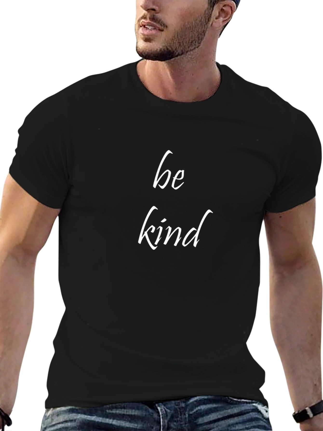 Be Kind Graphic Tee - Black