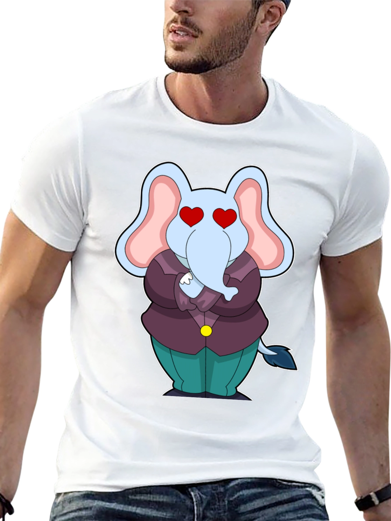 Cartoon Elephant T-Shirt