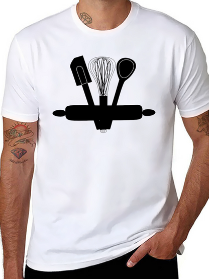 Bakers Kit Graphic Tee - Baking Essentials T-Shirt