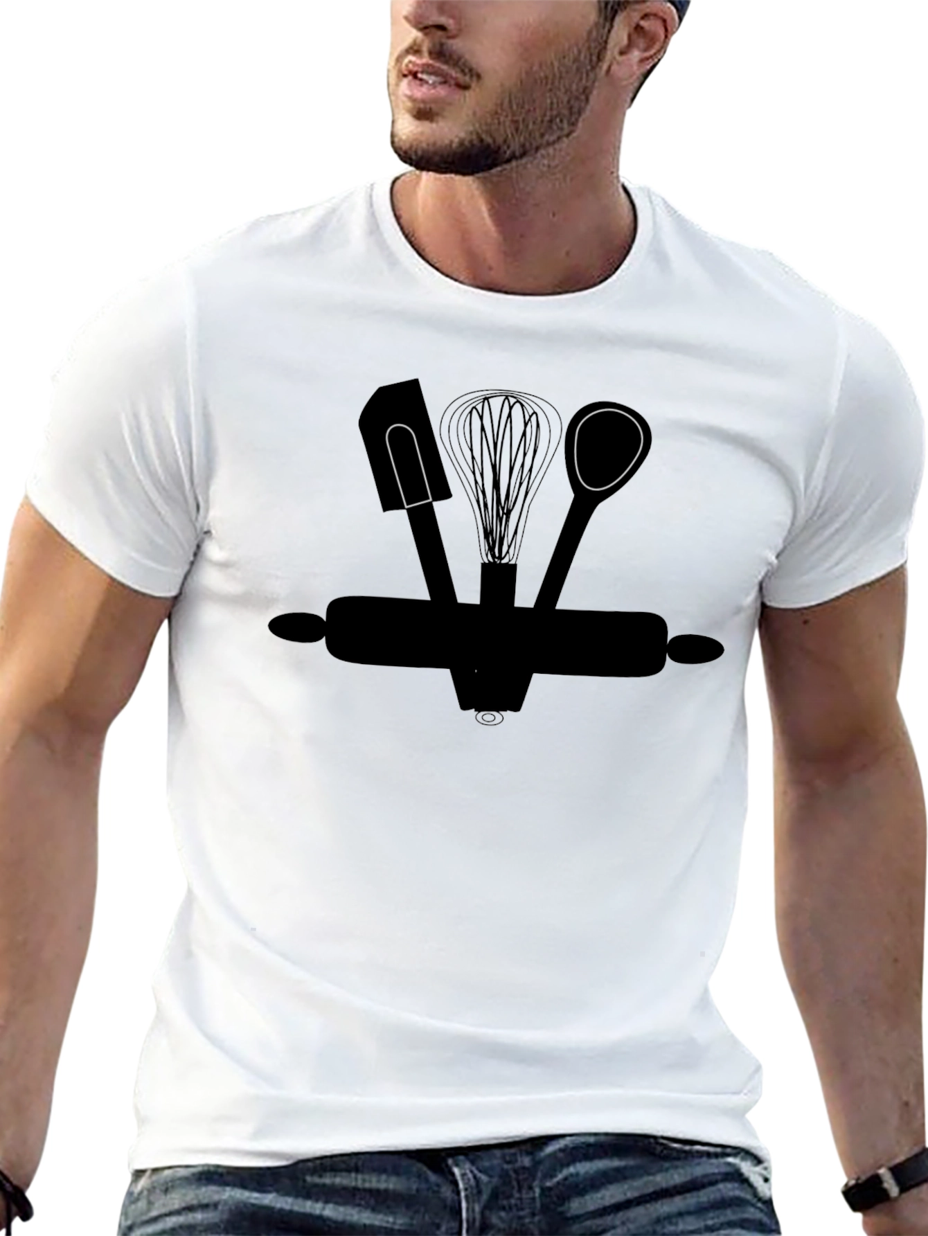 Bakers Kit Graphic Tee - Baking Essentials T-Shirt