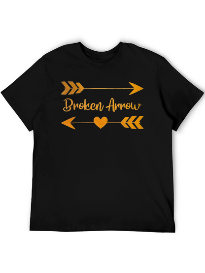 Broken Arrow Graphic Tee - Heart Design