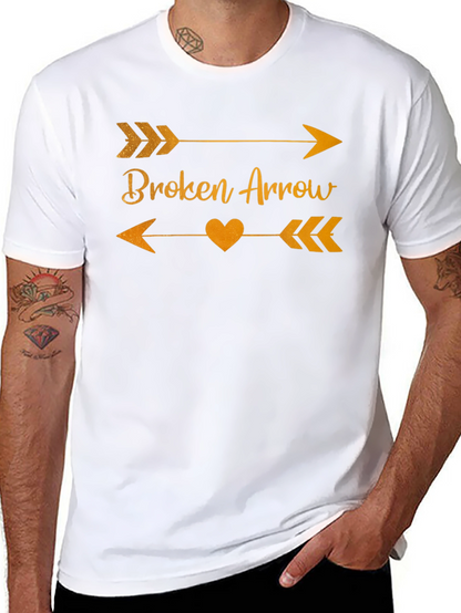 Broken Arrow Graphic Tee - Heart Design