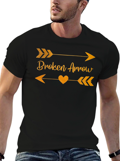 Broken Arrow Graphic Tee - Heart Design