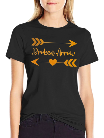 Broken Arrow Graphic Tee - Heart Design