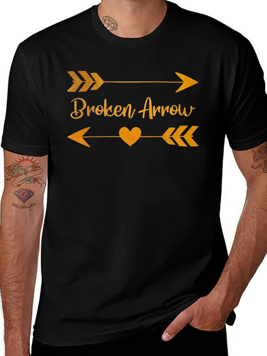 Broken Arrow Graphic Tee - Heart Design