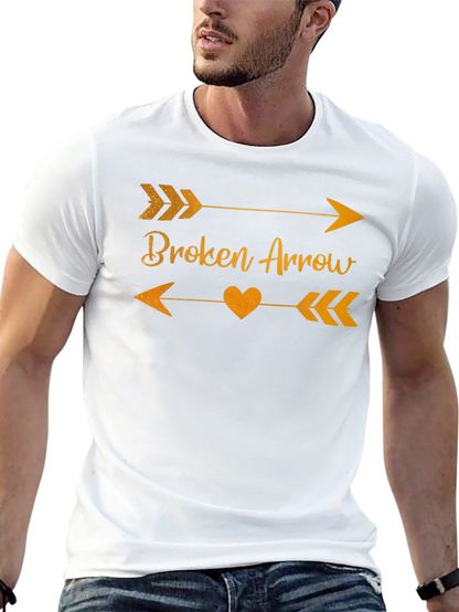 Broken Arrow Graphic Tee - Heart Design