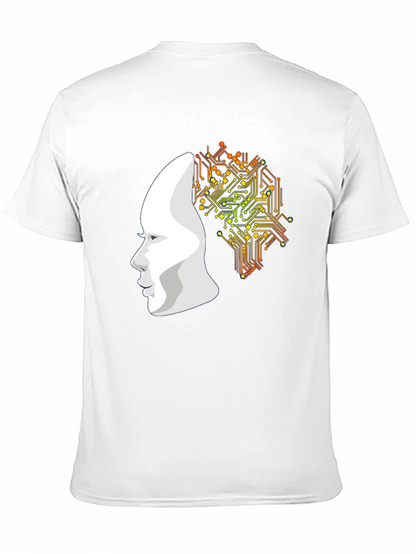 AI Mind T-Shirt - Circuit Board Brain