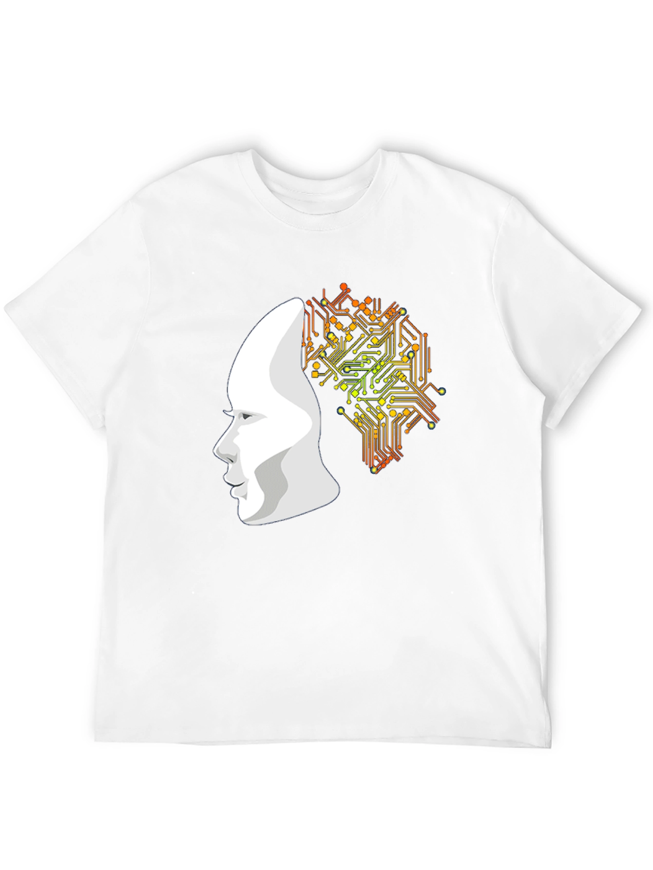 AI Mind T-Shirt - Circuit Board Brain