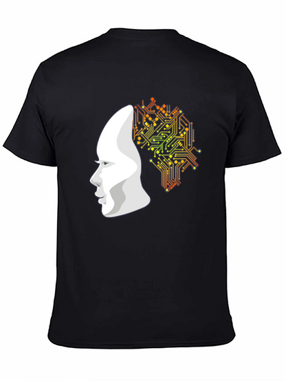 AI Mind T-Shirt - Circuit Board Brain