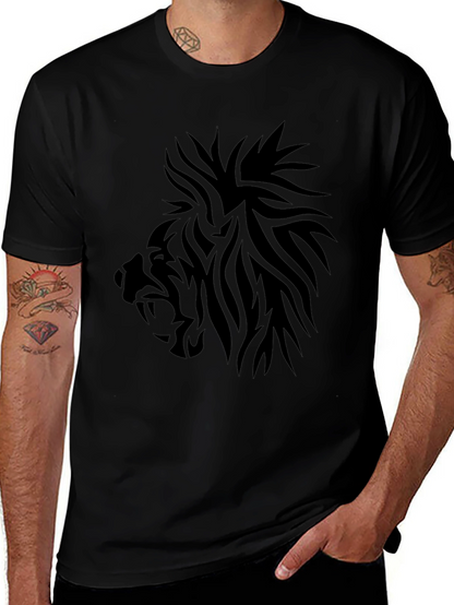 Black Lion Graphic Tee - Mens Short Sleeve