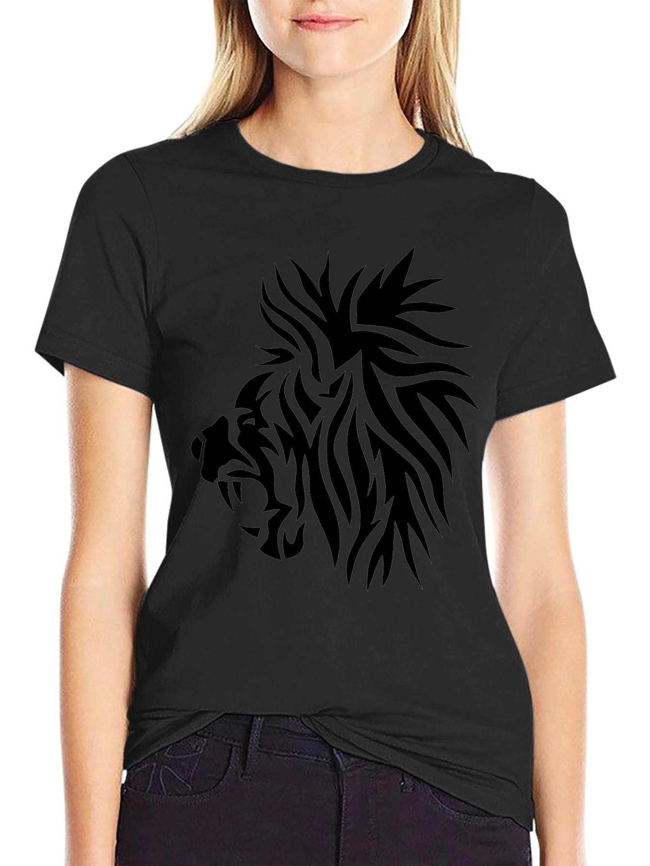 Black Lion Graphic Tee - Mens Short Sleeve
