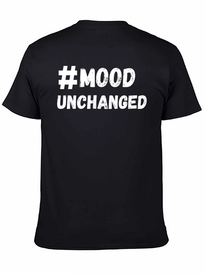 #Mood Unchanged Graphic Tee - Trendy Black T-Shirt