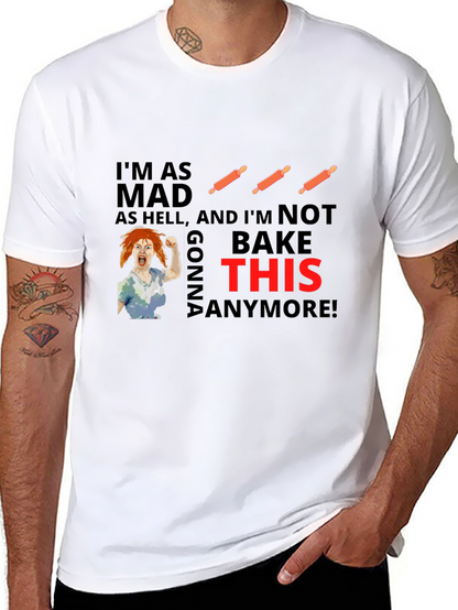 Mad Baker T-Shirt - Funny Baking Tee