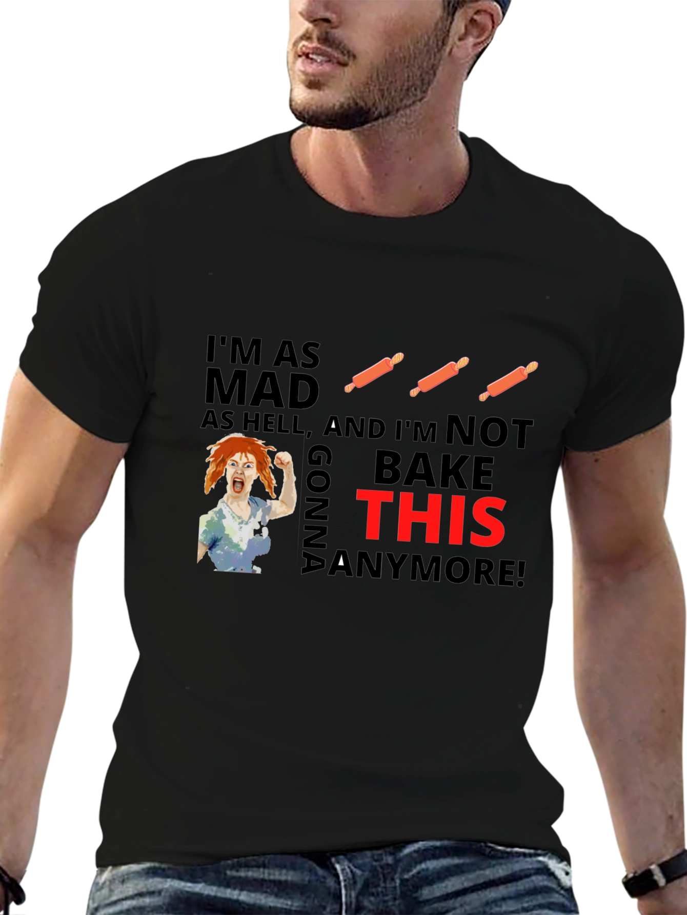 Mad Baker T-Shirt - Funny Baking Tee