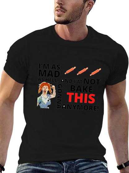Mad Baker T-Shirt - Funny Baking Tee