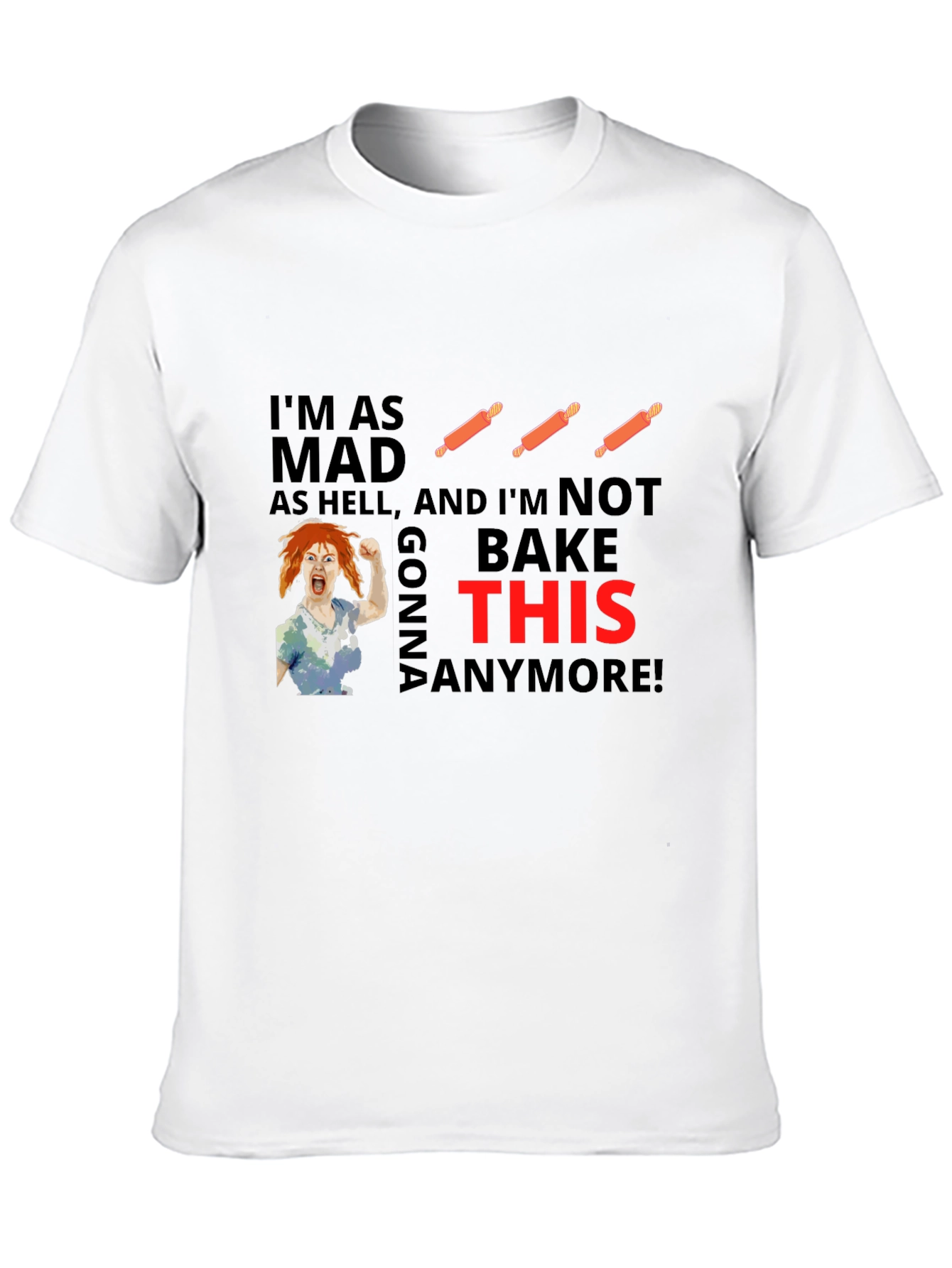 Mad Baker T-Shirt - Funny Baking Tee