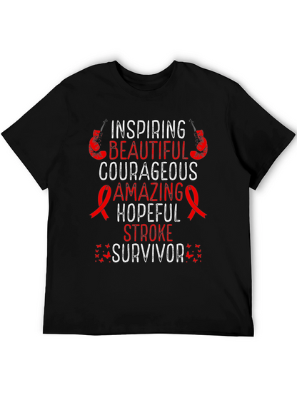 Stroke Survivor Inspiring Graphic T-Shirt