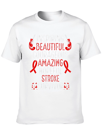 Stroke Survivor Inspiring Graphic T-Shirt