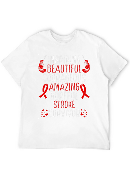 Stroke Survivor Inspiring Graphic T-Shirt