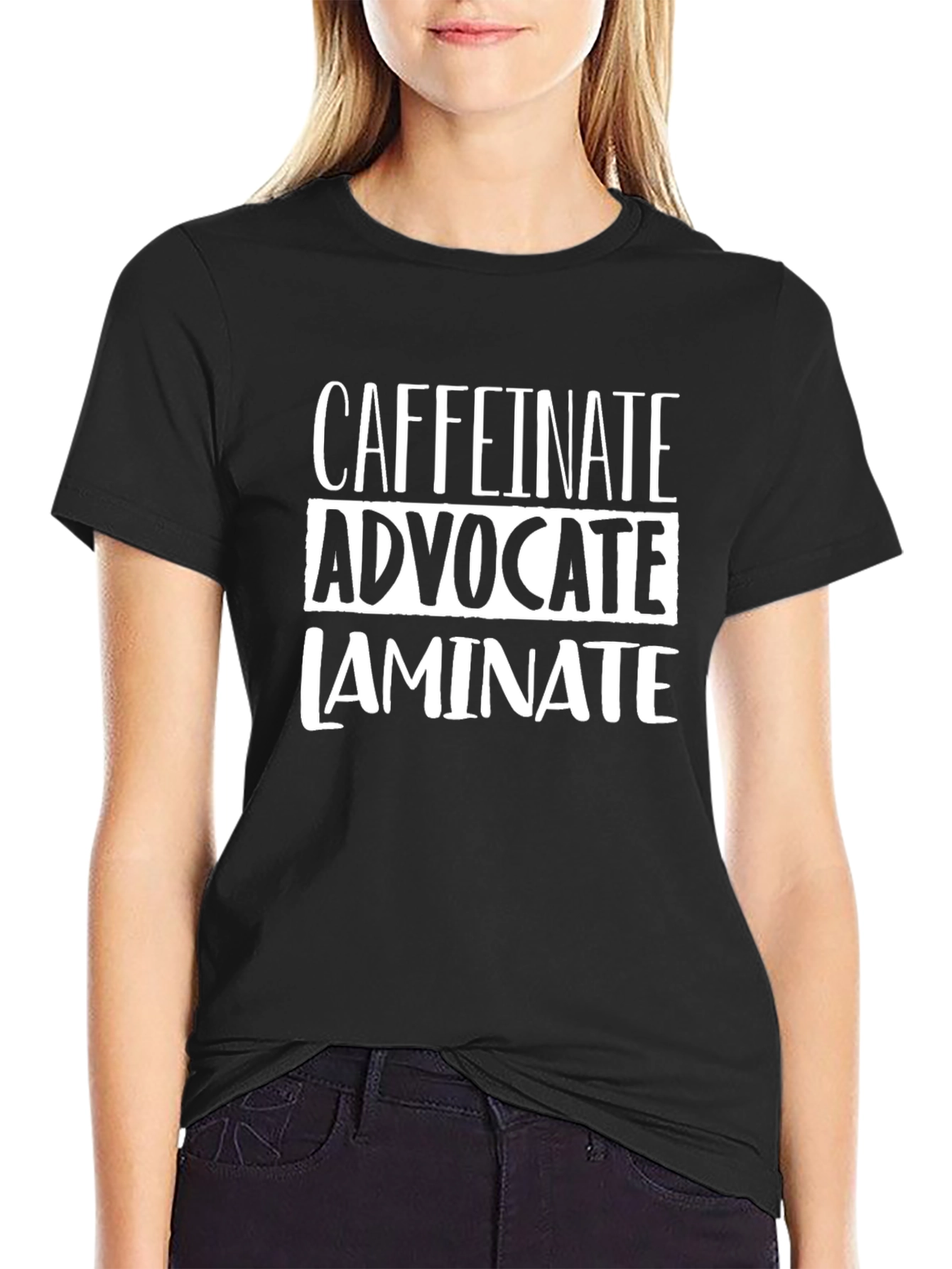 Caffeinate Advocate Laminate T-Shirt