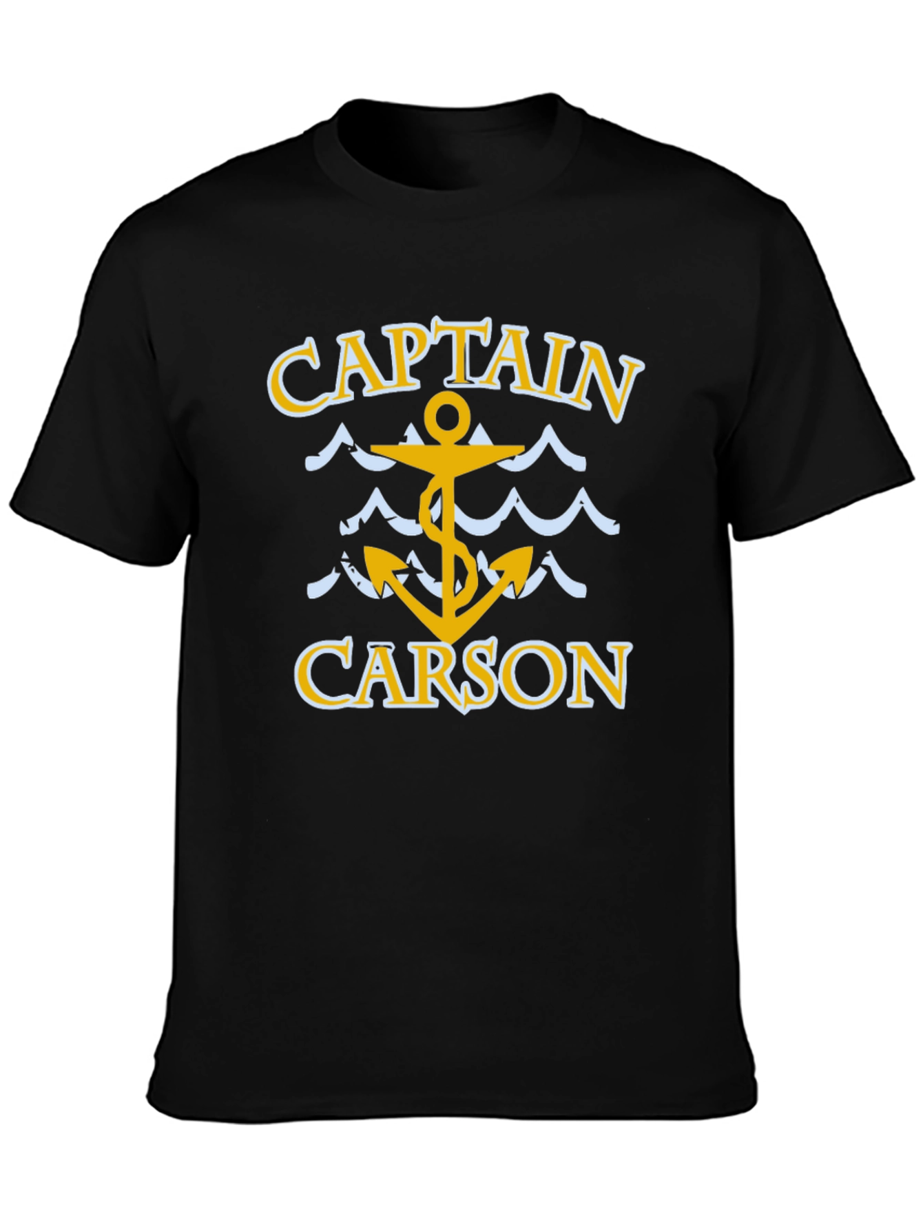 Captain Carson T-Shirt - Nautical Anchor Design