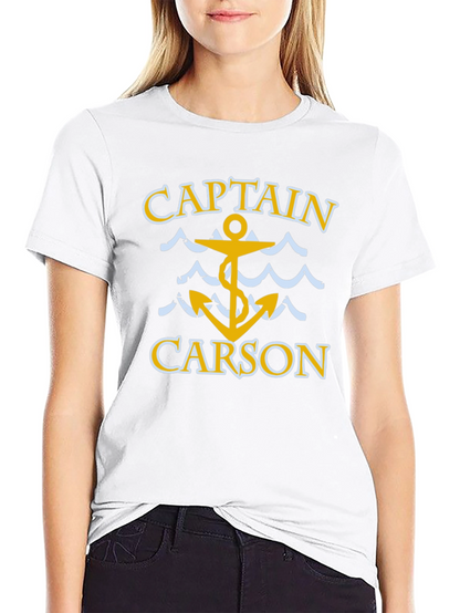 Captain Carson T-Shirt - Nautical Anchor Design