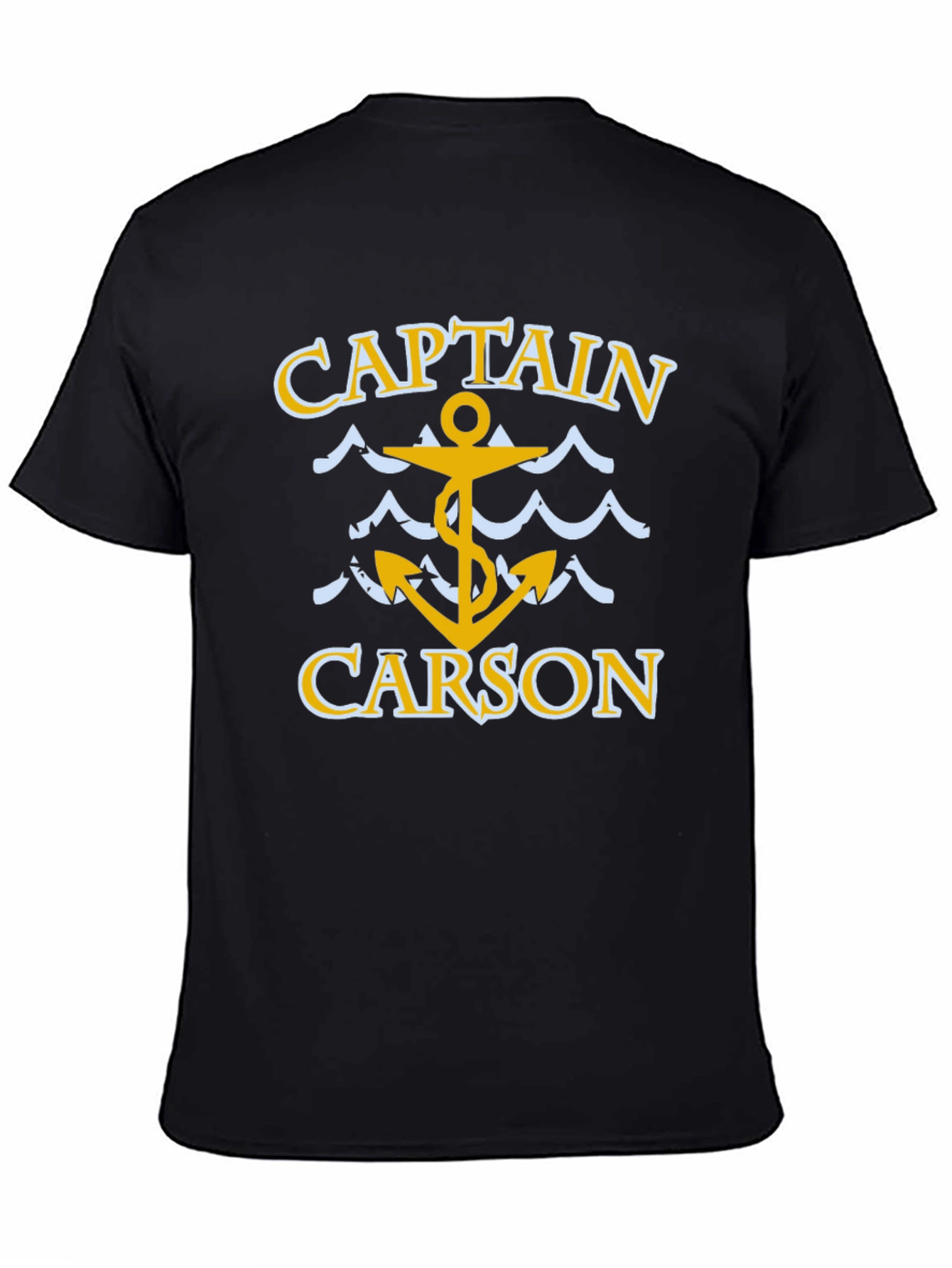 Captain Carson T-Shirt - Nautical Anchor Design