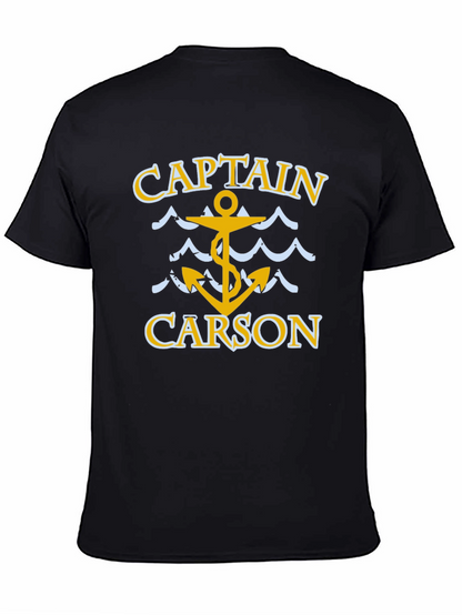 Captain Carson T-Shirt - Nautical Anchor Design