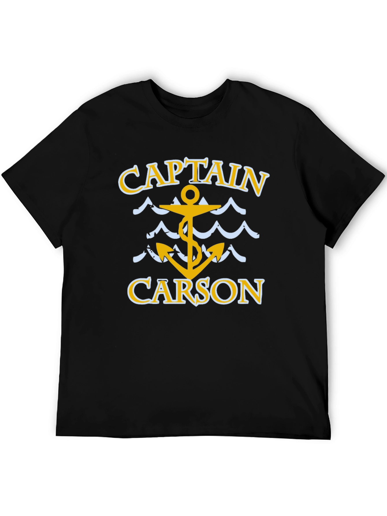 Captain Carson T-Shirt - Nautical Anchor Design