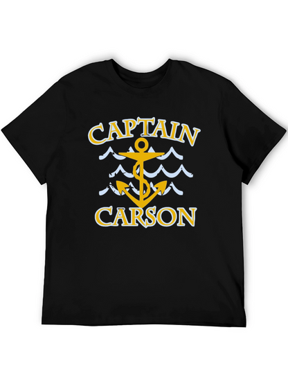 Captain Carson T-Shirt - Nautical Anchor Design