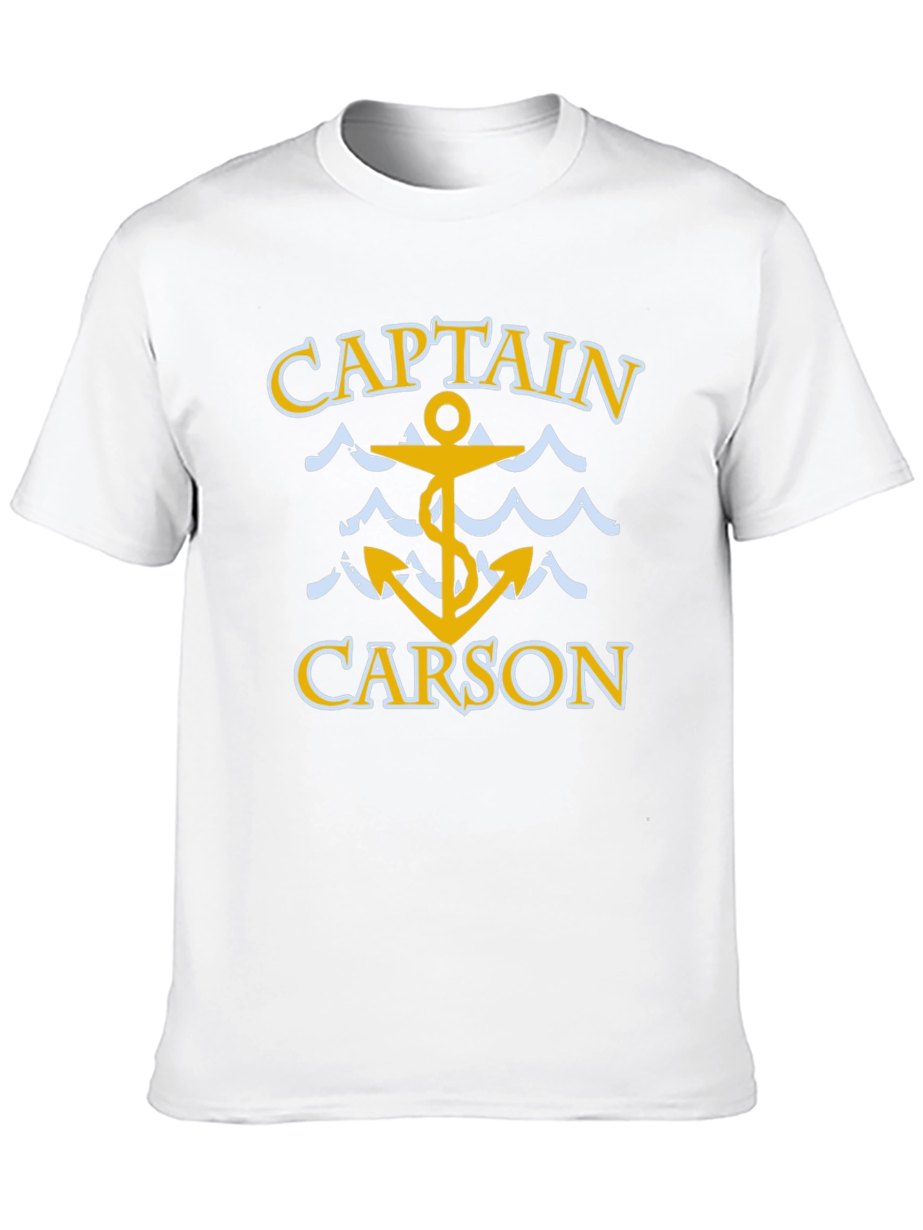 Captain Carson T-Shirt - Nautical Anchor Design