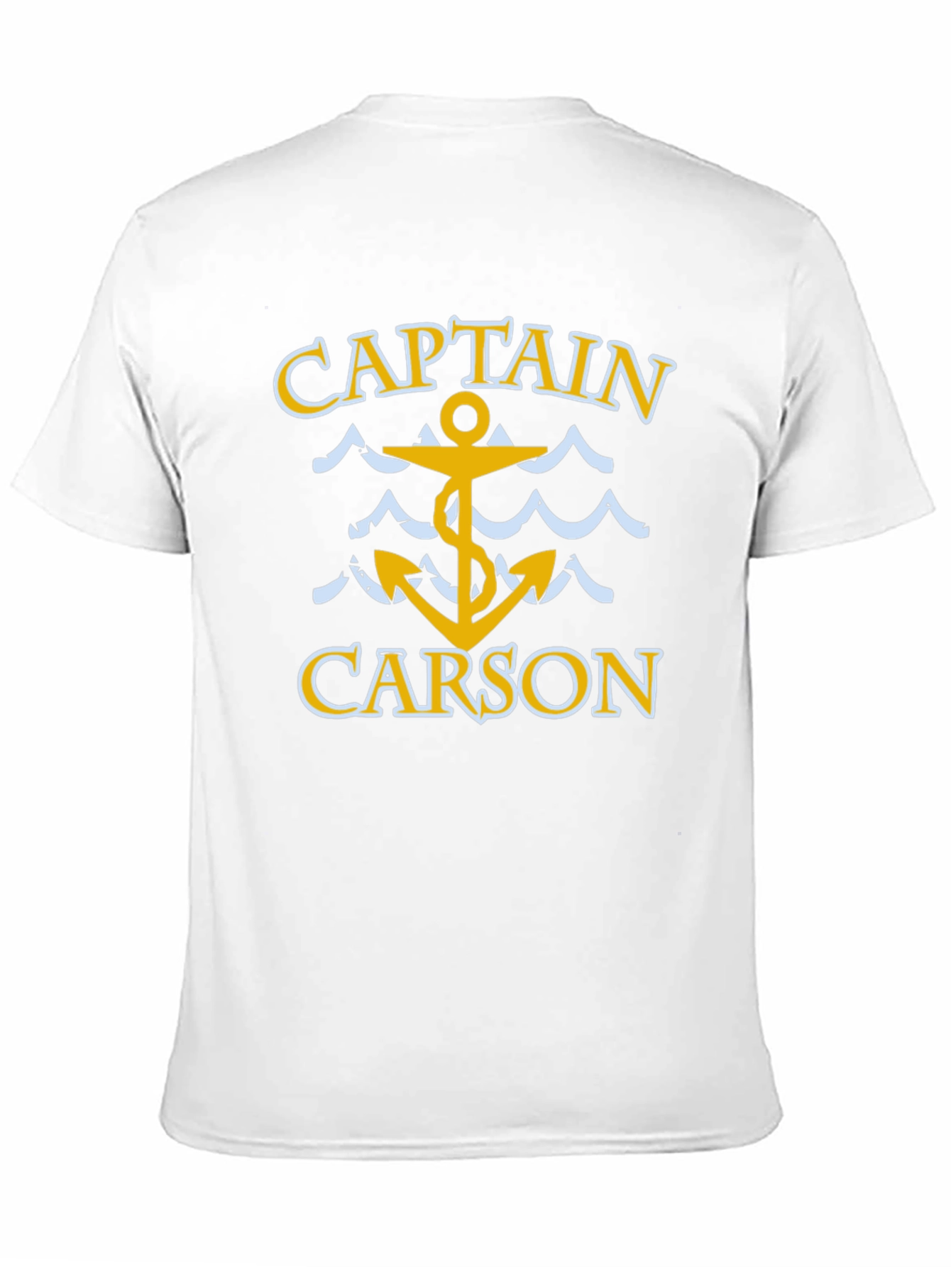 Captain Carson T-Shirt - Nautical Anchor Design