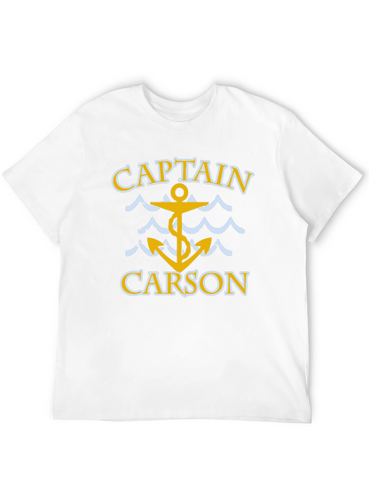 Captain Carson T-Shirt - Nautical Anchor Design