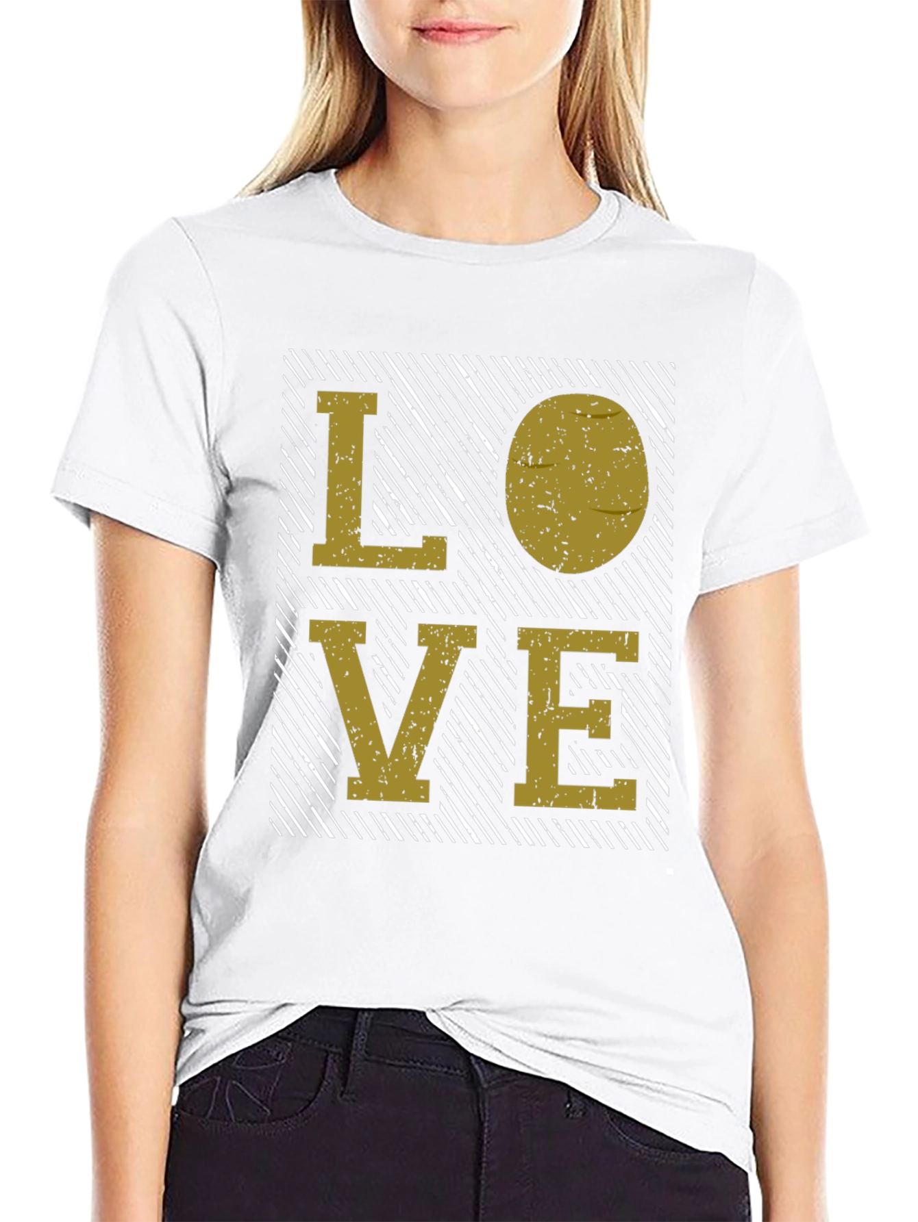 Love Graphic T-Shirt - Distressed Print
