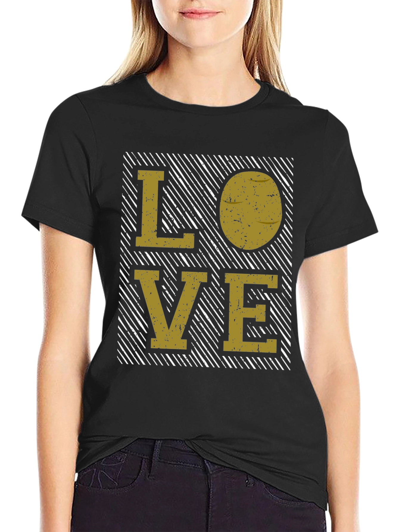 Love Graphic T-Shirt - Distressed Print