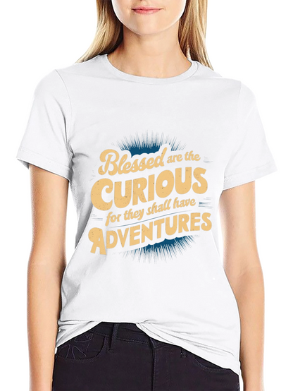 Blessed are the Curious T-Shirt - Adventure Seeker Tee