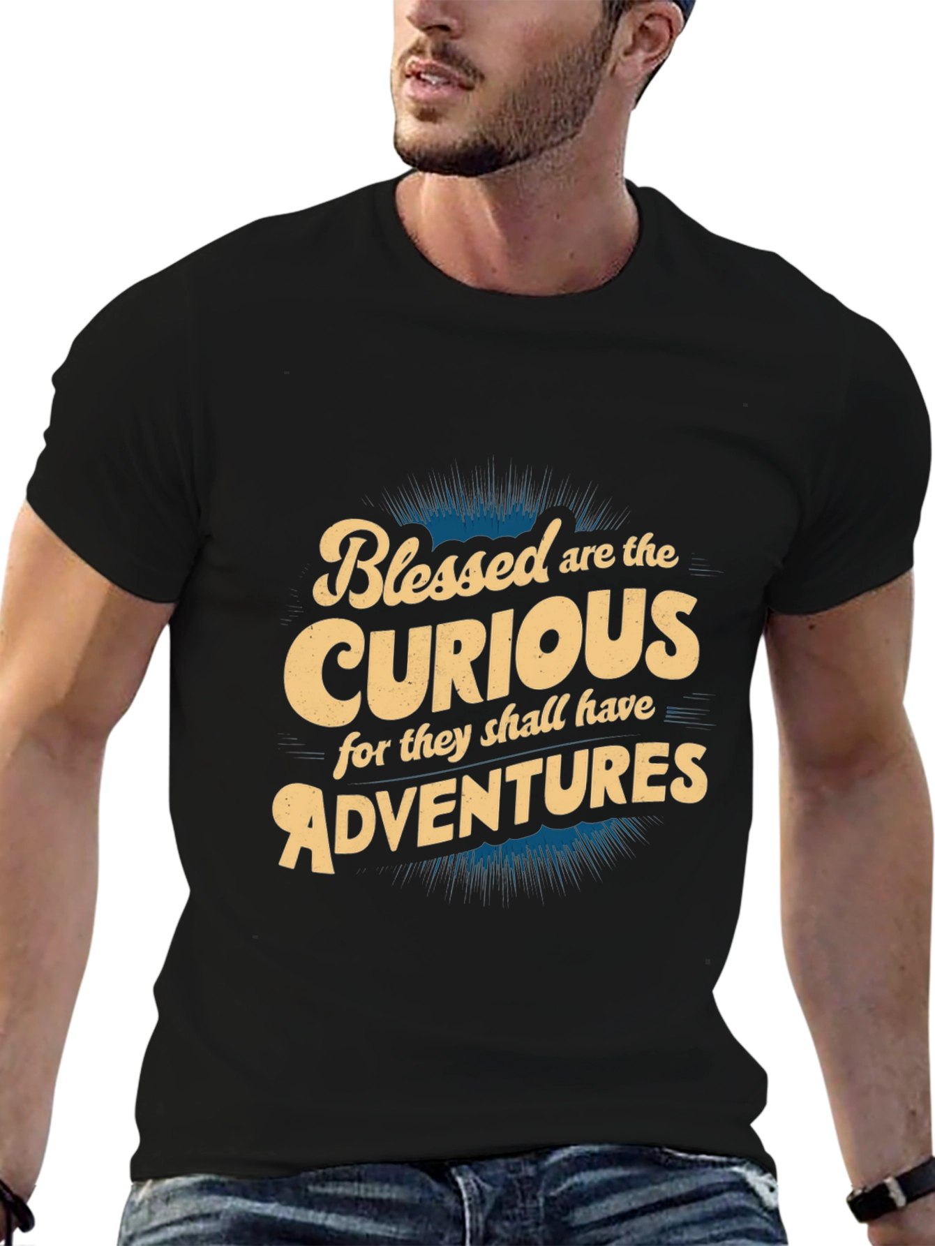Blessed are the Curious T-Shirt - Adventure Seeker Tee