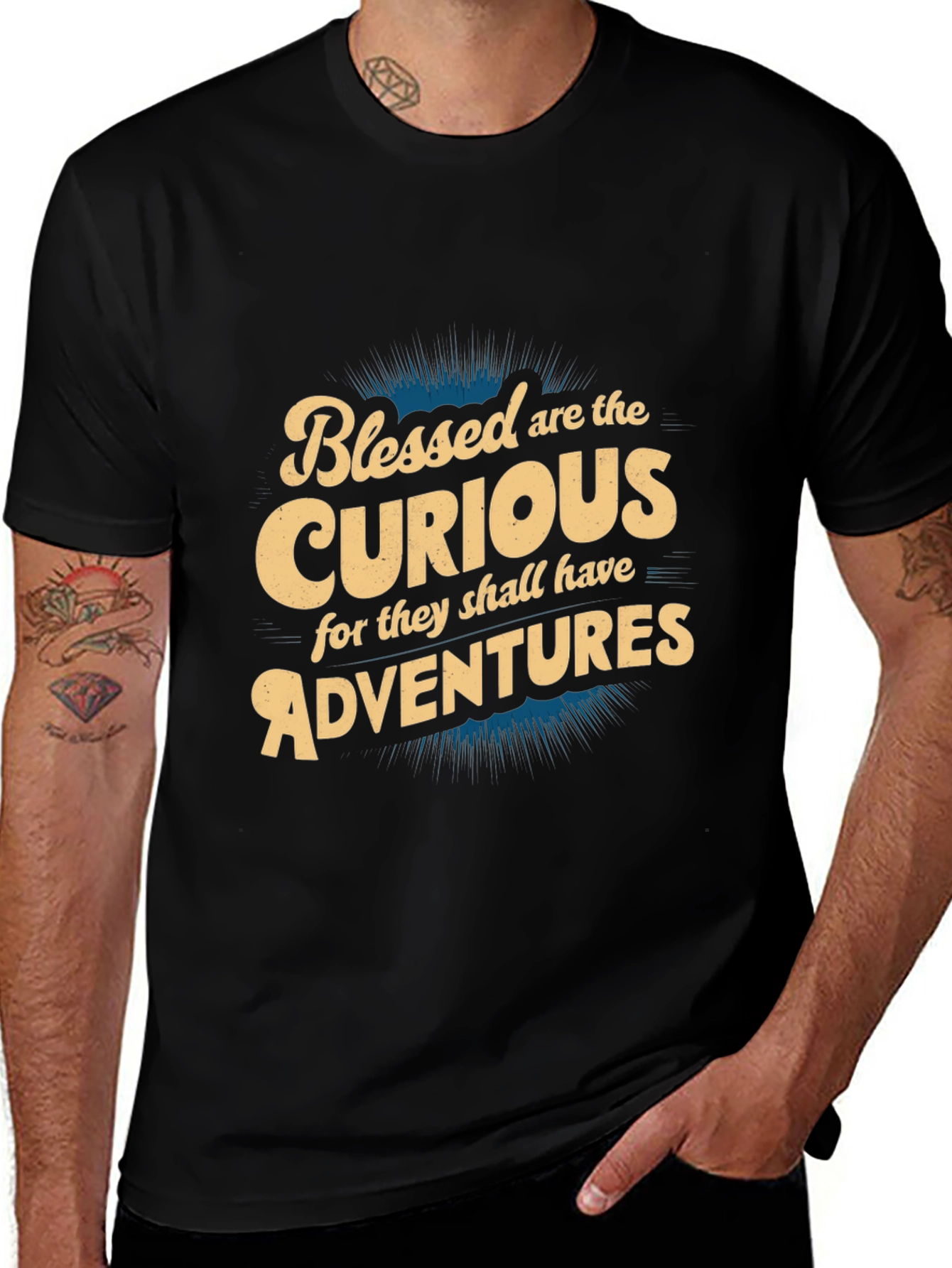 Blessed are the Curious T-Shirt - Adventure Seeker Tee