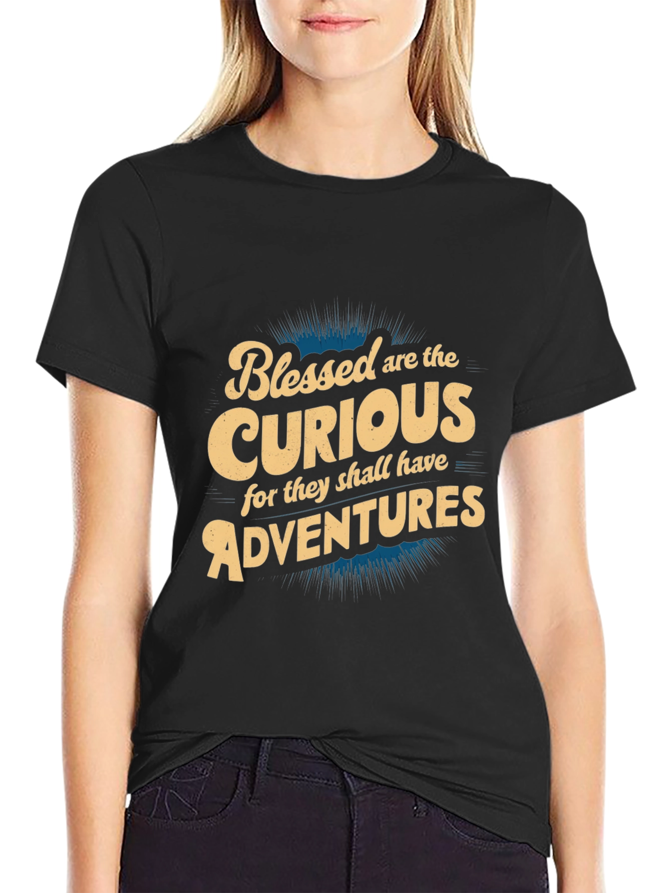 Blessed are the Curious T-Shirt - Adventure Seeker Tee