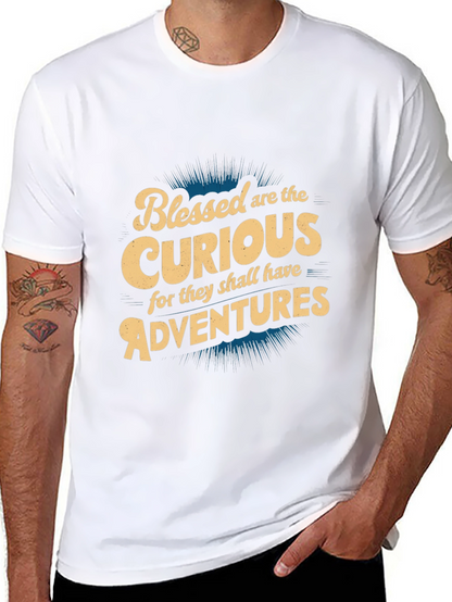 Blessed are the Curious T-Shirt - Adventure Seeker Tee