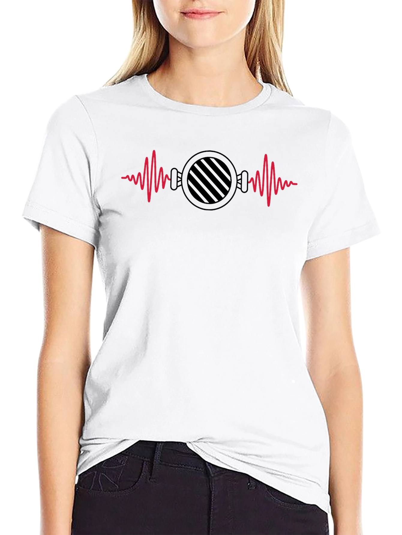 Audio Heartbeat Graphic T-Shirt