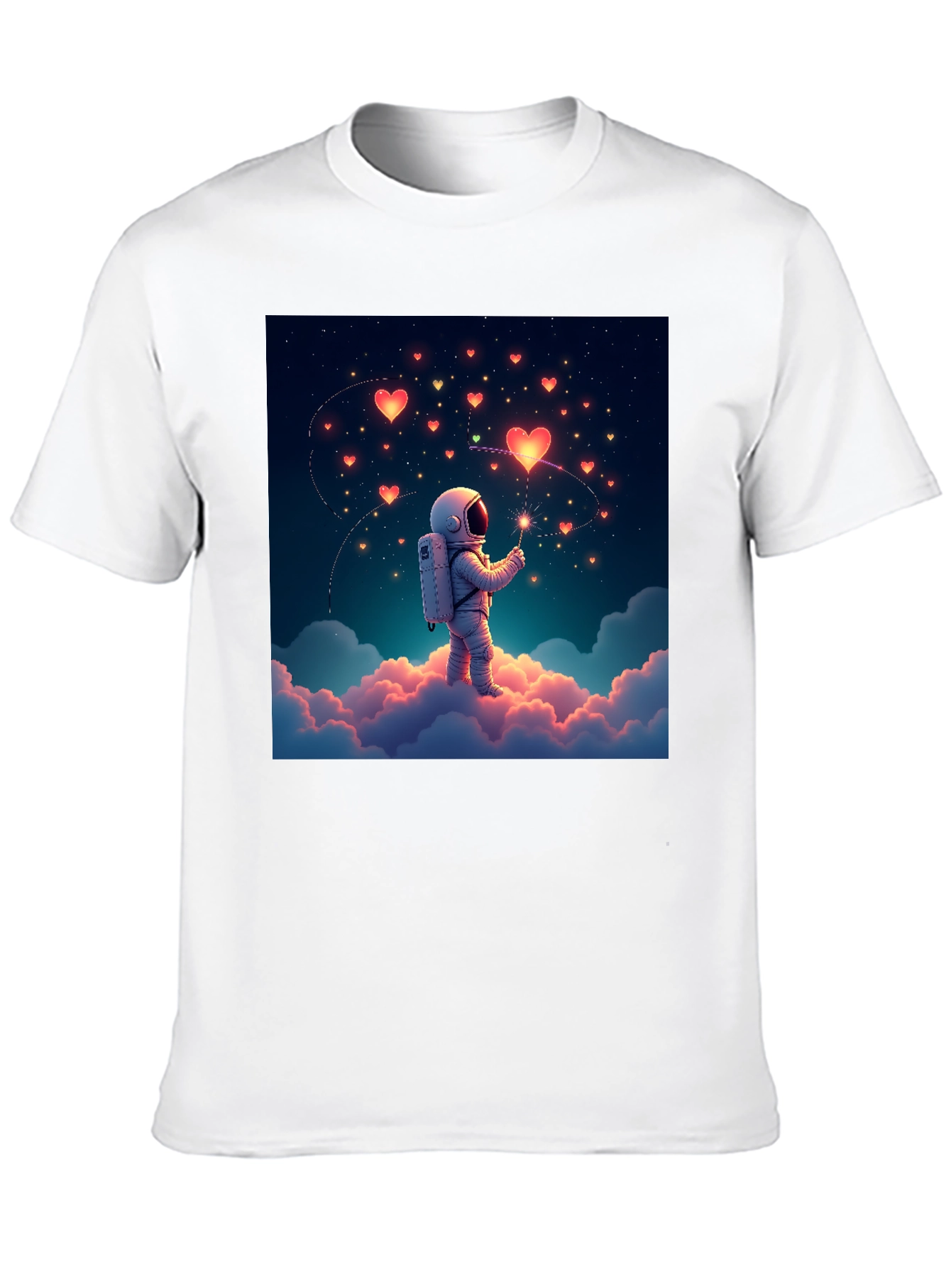 Astronaut Love Heart T-Shirt